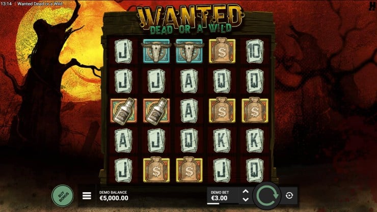 Wanted Dead or a Wild - Hacksaw Gaming